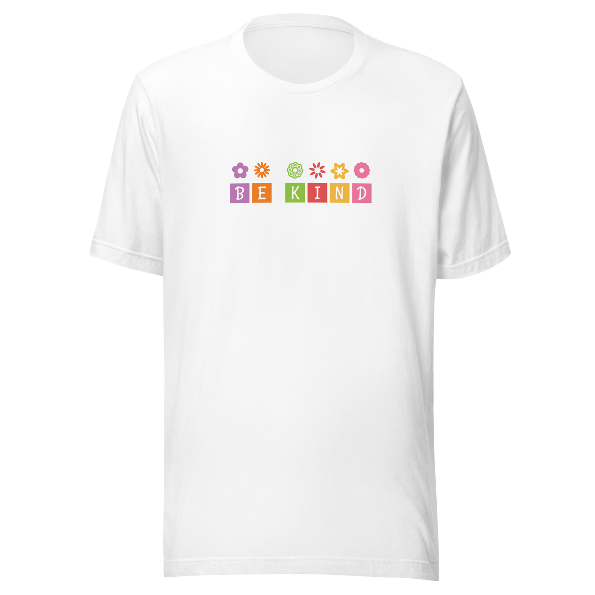 be-kind-with-multi-color-symbols-above-each-letter-be-kind-tee-happy-t-shirt-kindness-tee-gift-t-shirt-simple-tee#color_white