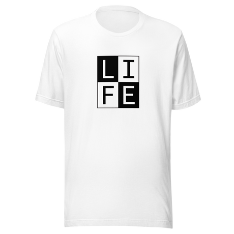 life-square-outline-white-on-black-life-tee-letters-t-shirt-blocks-tee-life-t-shirt-tee#color_white