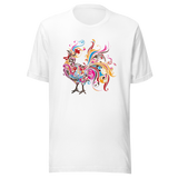 colorful-illustrated-rooster-colorful-tee-illustrated-t-shirt-rooster-tee-farm-t-shirt-animal-tee#color_white