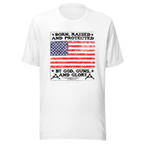 born-raised-and-protected-by-god-guns-and-glory-second-amendment-tee-ar15-t-shirt-guns-tee-t-shirt-tee#color_white