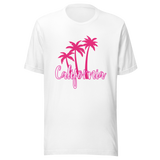 california-pink-with-palm-trees-california-tee-pink-t-shirt-summer-tee-t-shirt-tee#color_white