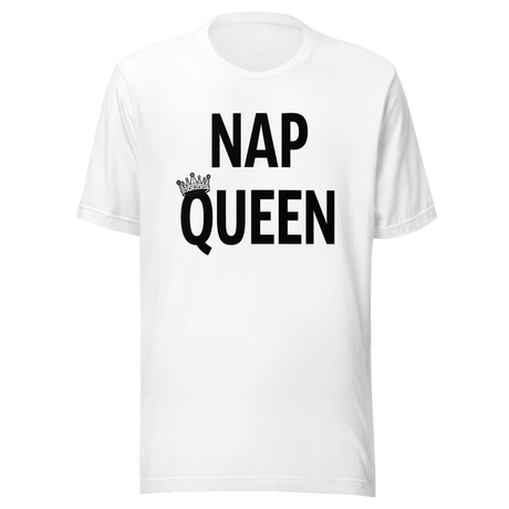 nap-queen-nap-tee-queen-t-shirt-girls-tee-life-t-shirt-sleeping-tee#color_white