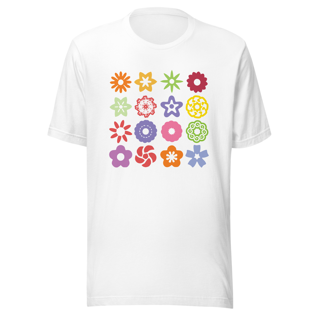 multi-color-shapes-4x4-shape-tee-abstract-t-shirt-colorful-tee-simple-t-shirt-gift-tee#color_white