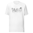 wildflowers-floral-tee-wildflowers-t-shirt-floral-tee-blooms-t-shirt-nature-tee#color_white