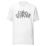 wildflowers-flowers-tee-wildflowers-t-shirt-floral-tee-nature-t-shirt-garden-tee#color_white