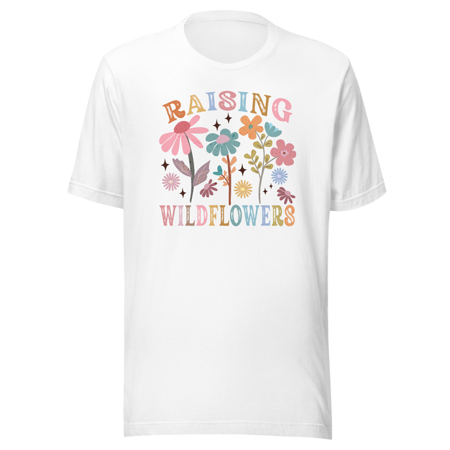 raising-wildflowers-pastel-flowers-flowers-tee-cute-t-shirt-blooms-tee-garden-t-shirt-floral-tee#color_white