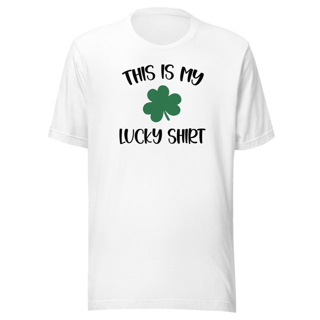 this-is-my-lucky-shirt-with-clover-leaf-holidays-tee-holiday-t-shirt-t-shirt-tee-lucky-t-shirt-clover-tee#color_white