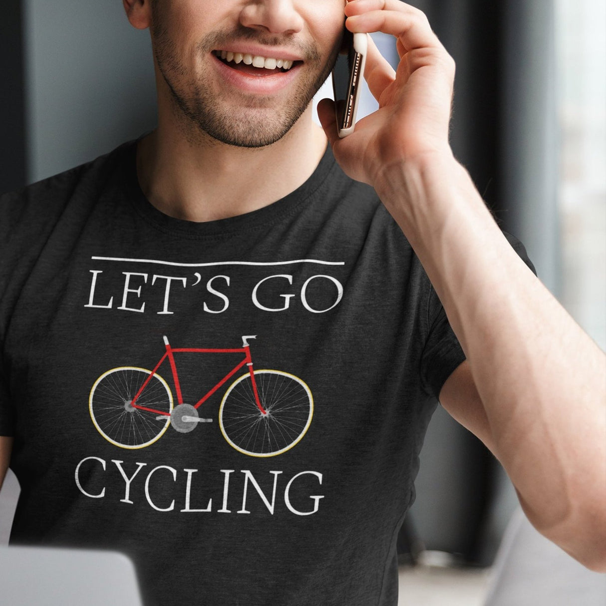 lets-go-cycling-cycling-tee-bike-t-shirt-bicycle-tee-bicycle-t-shirt-exercise-tee#color_black