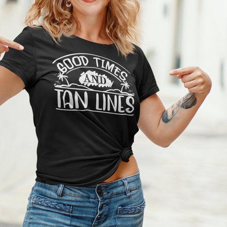 good-times-and-tan-lines-summer-tee-good-times-t-shirt-tan-tee-beach-t-shirt-life-tee#color_black