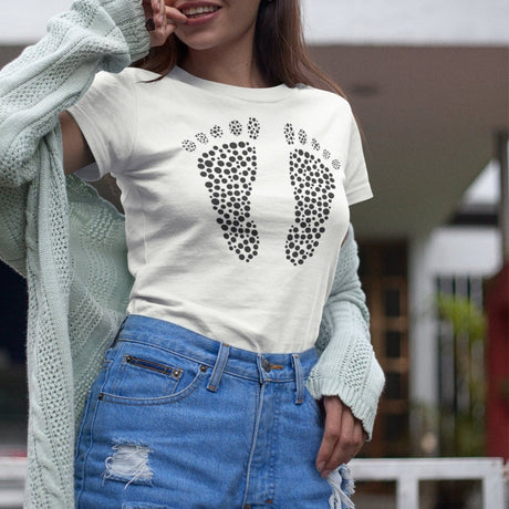 two-footprints-feet-tee-cute-t-shirt-black-tee-inspirational-t-shirt-gift-tee#color_white