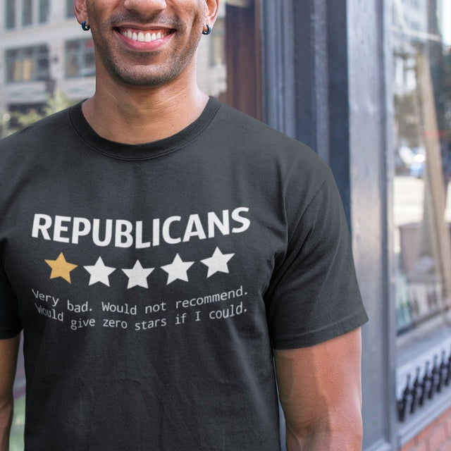 republicans-very-bad-reviews-democrat-tee-republican-t-shirt-election-tee-politics-t-shirt-government-tee#color_black