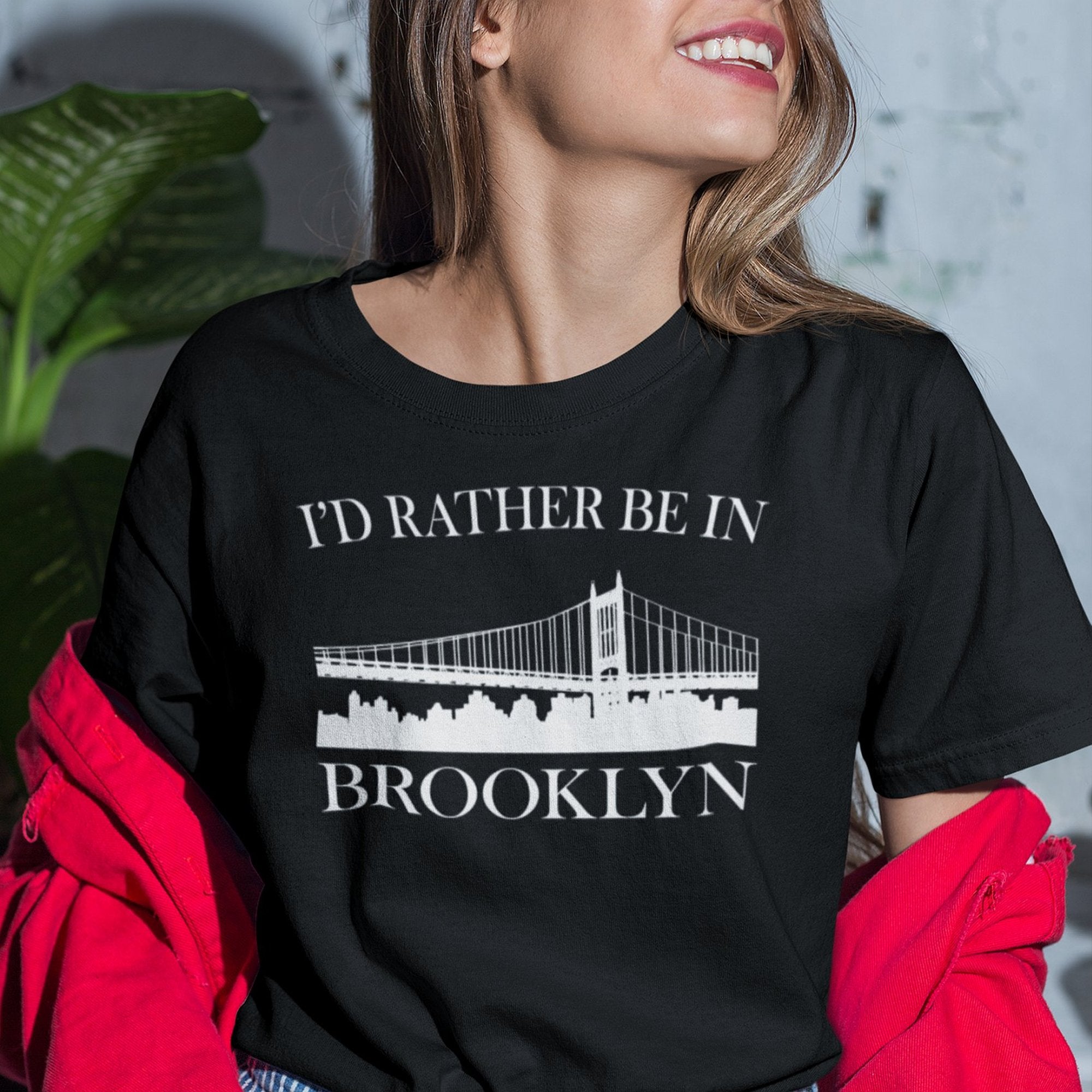 I d Rather Be In Brooklyn Brooklyn Tee New York T Shirt NYC Tee Kooskadoo