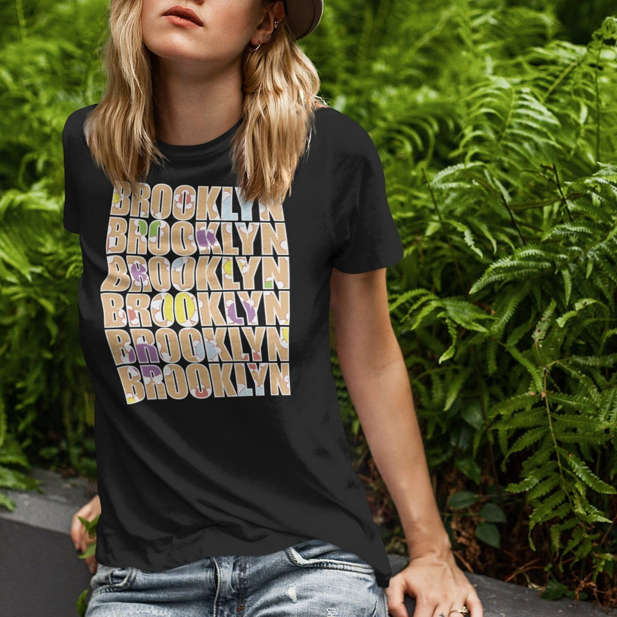 brooklyn-with-stroke-and-floral-mask-brooklyn-tee-new-york-t-shirt-nyc-tee-gift-t-shirt-brooklyn-pride-tee#color_black