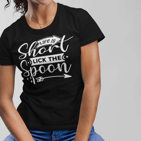 life-is-short-lick-the-spoon-baking-tee-cooking-t-shirt-kitchen-tee-inspirational-t-shirt-life-tee#color_black