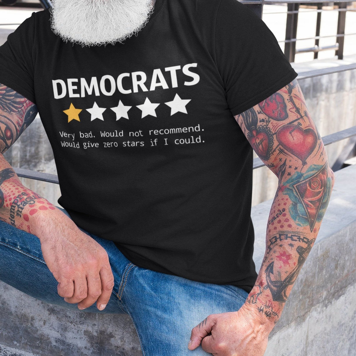 democrats-very-bad-review-republican-tee-democrat-t-shirt-election-tee-politics-t-shirt-usa-tee#color_black