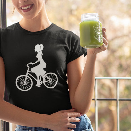 lady-on-bicycle-black-silhouette-bicycle-tee-bike-t-shirt-lady-tee-gift-t-shirt-mom-tee#color_black