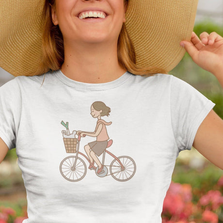 girl-riding-bicycle-with-front-basket-bicycle-tee-bike-t-shirt-girl-tee-gift-t-shirt-mom-tee#color_white