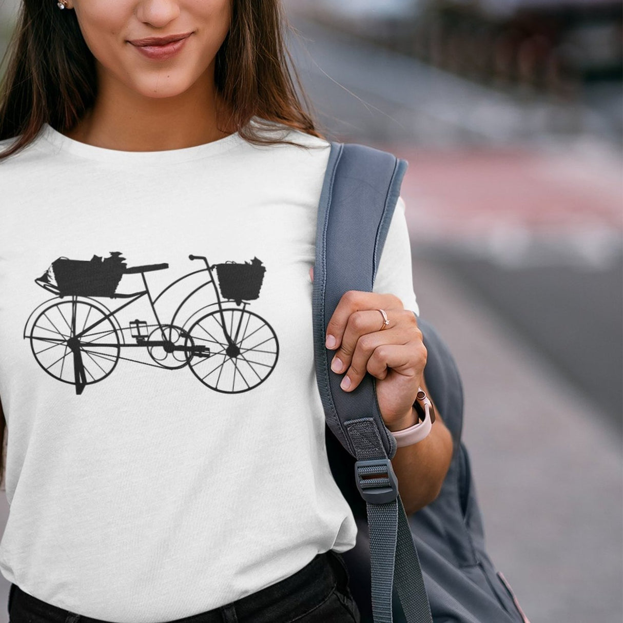 bicycle-silhouette-with-front-and-back-baskets-bicycle-tee-bike-t-shirt-silhouette-tee-gift-t-shirt-mom-tee#color_white