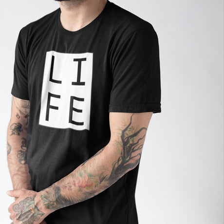 life-square-outline-life-tee-letters-t-shirt-blocks-tee-life-t-shirt-gift-tee#color_black