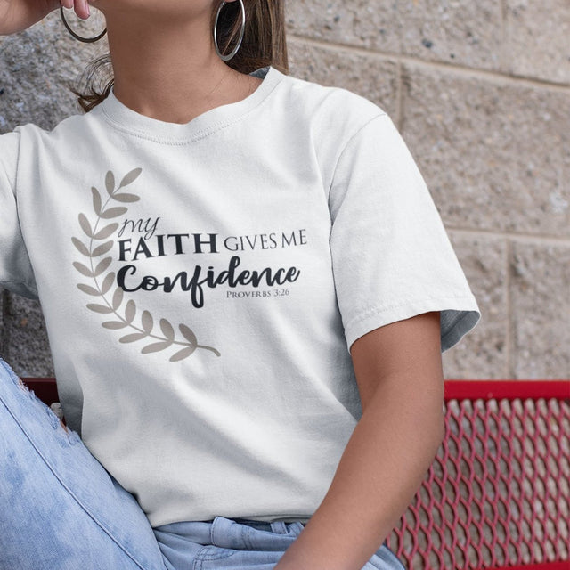 my-faith-gives-me-confidence-proverbs-3-26-faith-tee-confidence-t-shirt-never-give-up-tee-religious-t-shirt-jesus-tee#color_white