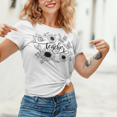 wildflowers-with-teacher-in-middle-teacher-tee-wildflower-t-shirt-floral-tee-t-shirt-tee#color_white