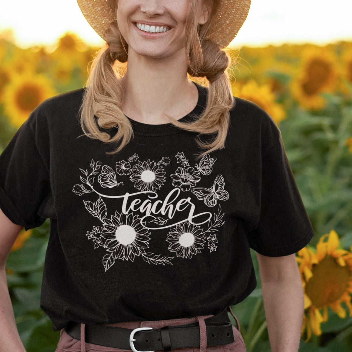 wildflowers-with-teacher-in-middle-teacher-tee-wildflower-t-shirt-floral-tee-t-shirt-tee#color_black