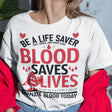 donate-blood-save-a-life-donate-tee-blood-t-shirt-save-tee-t-shirt-tee#color_white