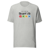 just-livin-my-blessed-life-blessed-tee-life-t-shirt-christian-tee-jesus-t-shirt-faith-tee#color_athletic-heather