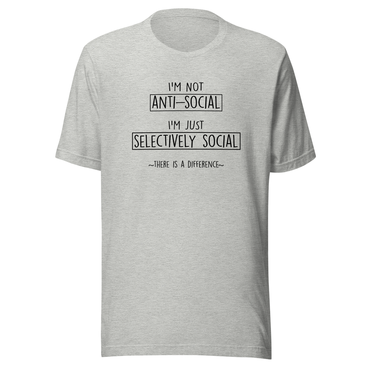 im-not-anti-social-i-am-selectively-social-there-is-a-difference-nerd-tee-anti-t-shirt-funny-tee-shy-t-shirt-humor-tee#color_athletic-heather