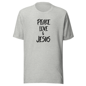 peace-love-and-jesus-jesus-tee-peace-t-shirt-christian-tee-faith-t-shirt-religious-tee#color_athletic-heather