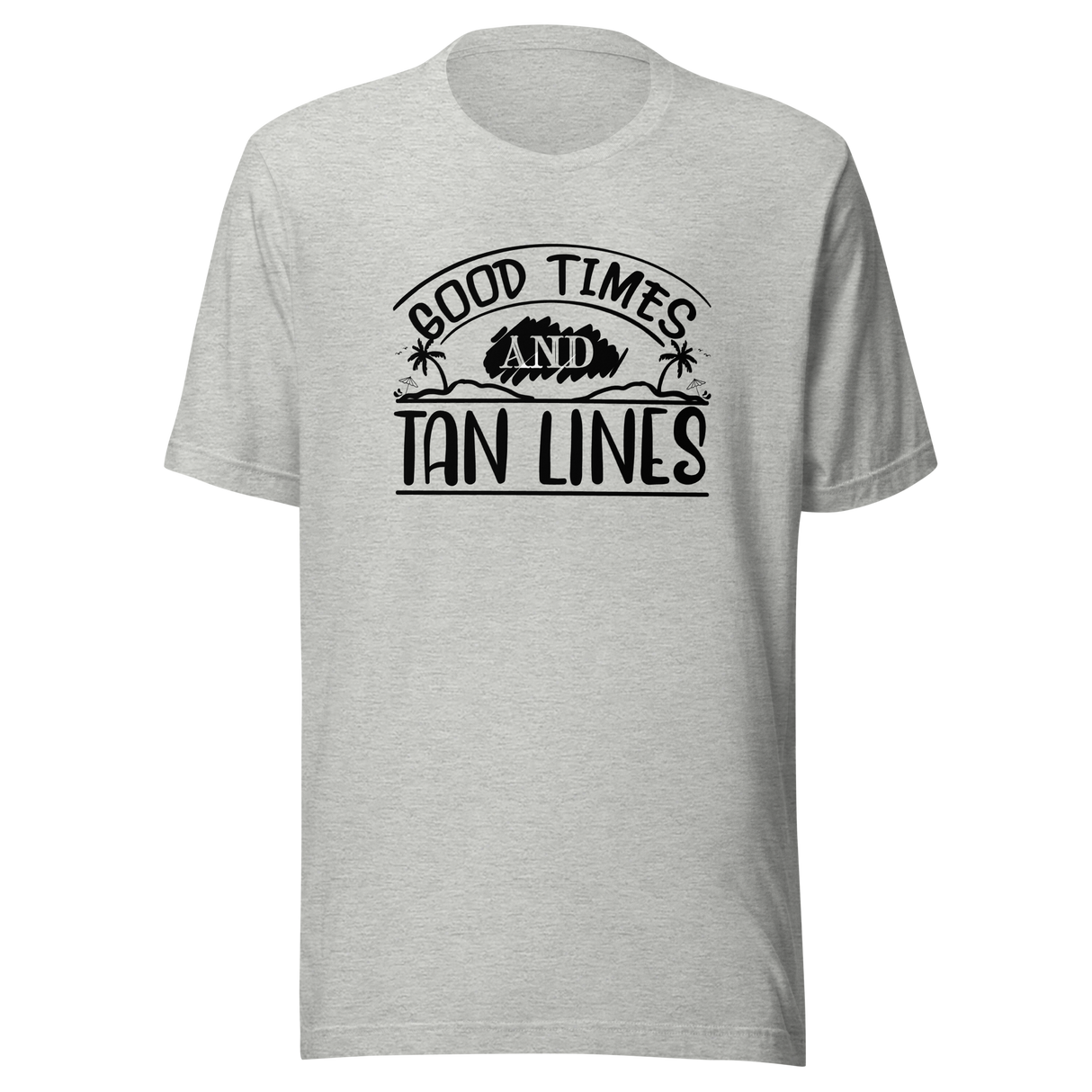 good-times-and-tan-lines-summer-tee-good-times-t-shirt-tan-tee-beach-t-shirt-life-tee#color_athletic-heather