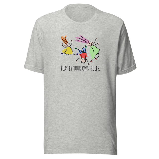 play-by-your-own-rules-achieve-tee-dreams-t-shirt-attitude-tee-inspirational-t-shirt-motivational-tee-1#color_white