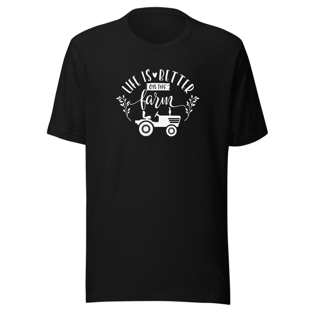 life-is-better-on-the-farm-farm-lovers-tee-farmer-t-shirt-farming-tee-country-life-t-shirt-farm-animals-tee#color_black