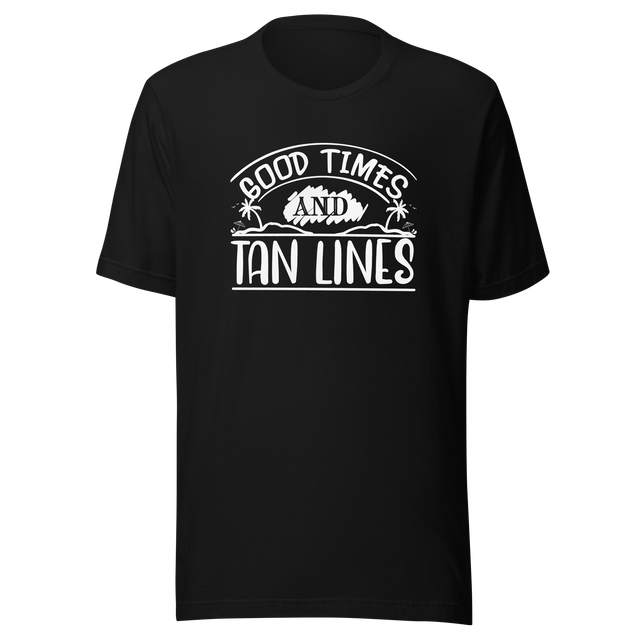 good-times-and-tan-lines-summer-tee-good-times-t-shirt-tan-tee-beach-t-shirt-life-tee#color_black