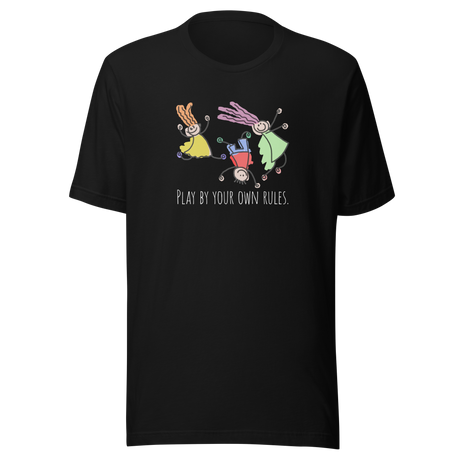 play-by-your-own-rules-achieve-tee-dreams-t-shirt-attitude-tee-inspirational-t-shirt-motivational-tee-1#color_black