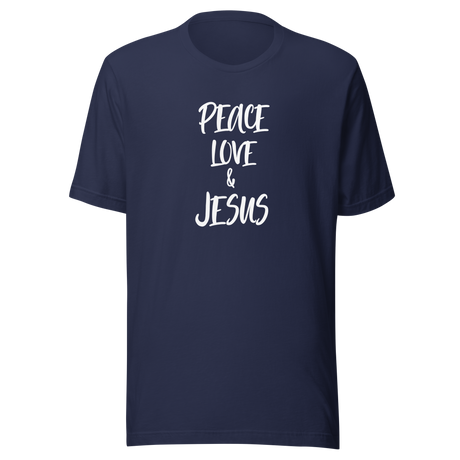 peace-love-and-jesus-jesus-tee-peace-t-shirt-christian-tee-faith-t-shirt-religious-tee#color_navy