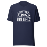 good-times-and-tan-lines-summer-tee-good-times-t-shirt-tan-tee-beach-t-shirt-life-tee#color_navy