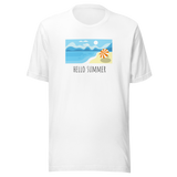 hello-summer-summer-tee-hello-t-shirt-sun-tee-beach-t-shirt-seasonal-tee#color_white